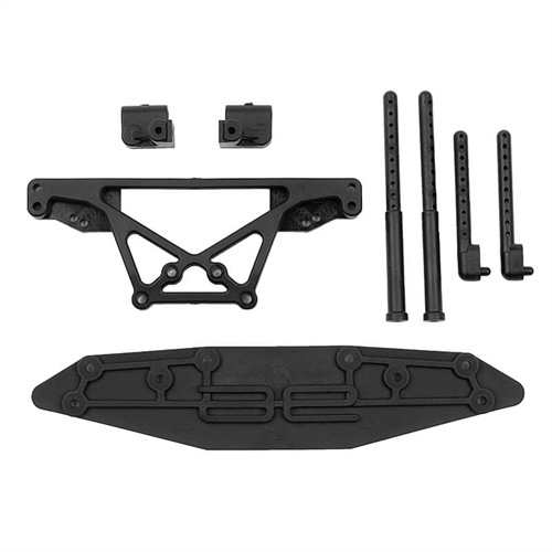 TEAM ASSOCIATED RC10DS FRONT BUMPER & BODY MOUNTS
